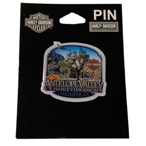 Harley Davidson Motorcycle Jacket Hat Vest Pin Antelope Valley Lancaster, CA NEW